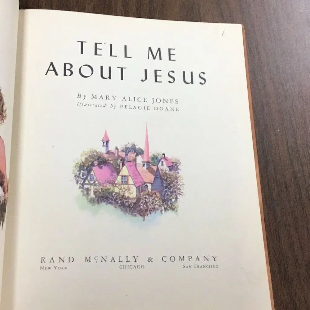 Vintage tell me about Jesus 1944 edition by Mary Alice Jones from Rand McNally N - Picture 3 of 5